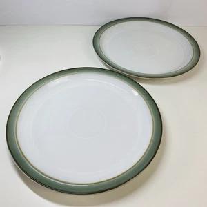 Denby Regency Green Dinner Plate x 2 - 26 cm /10.25” - Good Used Condition - Picture 1 of 24
