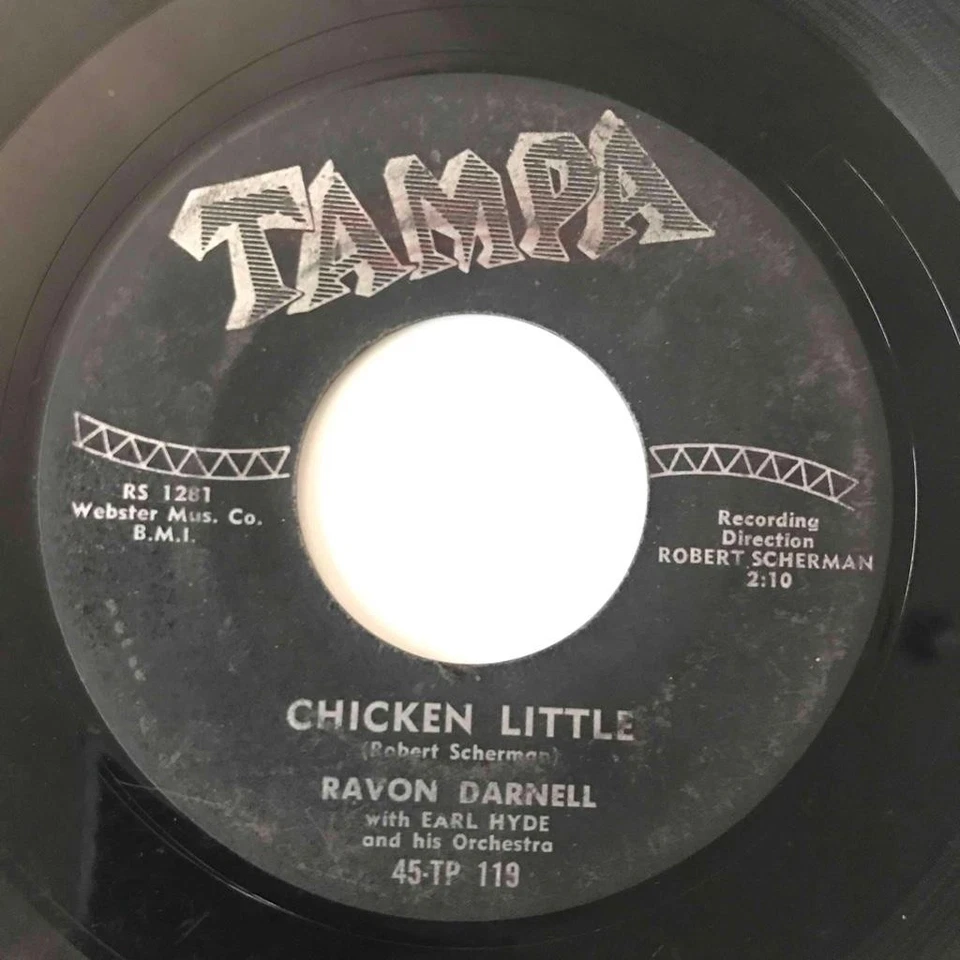 RAVON DARNELL Chicken Little / Ina-Dell  TAMPA R&B Blues ROCKER - Image 1 of 1