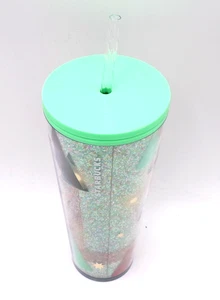 Starbucks Bicchiere Natalizio Glitterato Albero di Natale (24 Oz 2020) - Foto 1 di 5