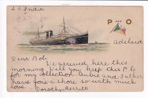 Ship P & O S.S. India c.1903 - Picture 1 of 2