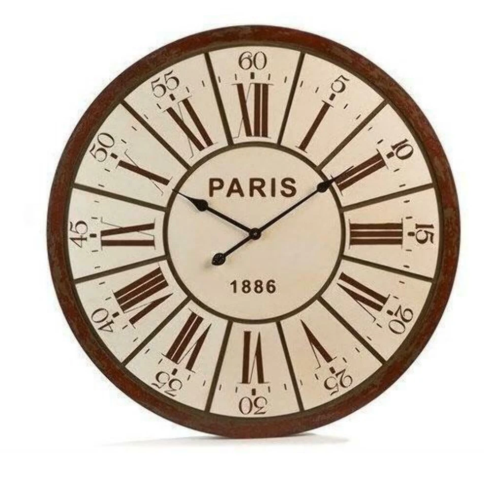 Reloj de pared con diseño parisino vintage Foto 1 de 2