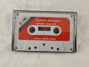 Cookie Monster's Letter Crunch Tandy TRS-80 Color Computer RadioShack Cassette - Picture 1 of 14