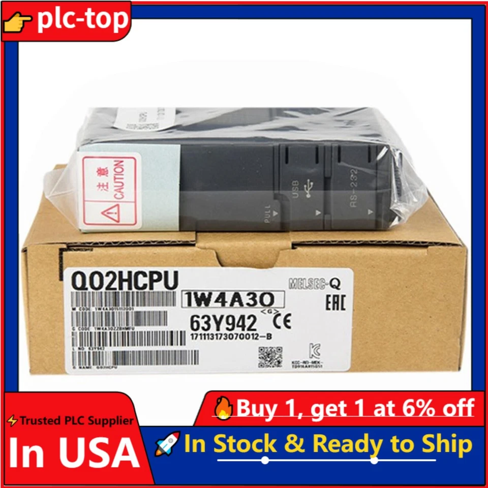 Mitsubishi Q02HCPU CPU Module Q02HCPU Fast - Image 1 of 1