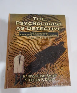The Psychololgist As Detective 4th Ed. Smith/Davis Pearson/Prentice Hall 2007 - Picture 1 of 3