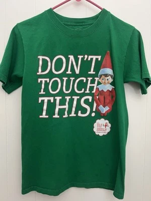Elf on the Shelf Boys T Shirt Size Small Tee Christmas Don't Touch This *Stains - Image 1 of 4