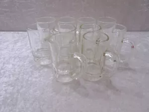 10 x Antikes Bierglas Humpen - Vintage um 1900 - 12,2 cm - 0,2 l - Kronenmarke - Bild 1 von 7