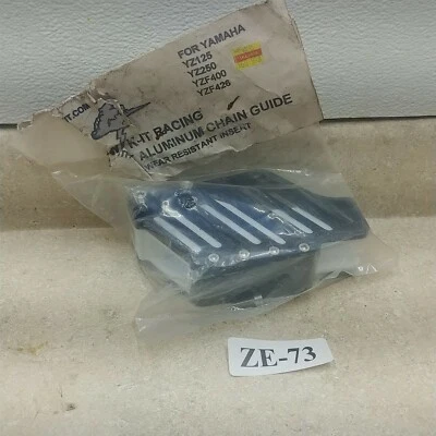 Yamaha YZ125 YZ250 YZF450 YZF426 New Chain Aluminum Guide Slider NOS  ZE-73 - Image 1 of 4
