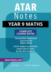 ATAR Notes Year 9 Maths Complete Course Notes - Picture 1 of 14