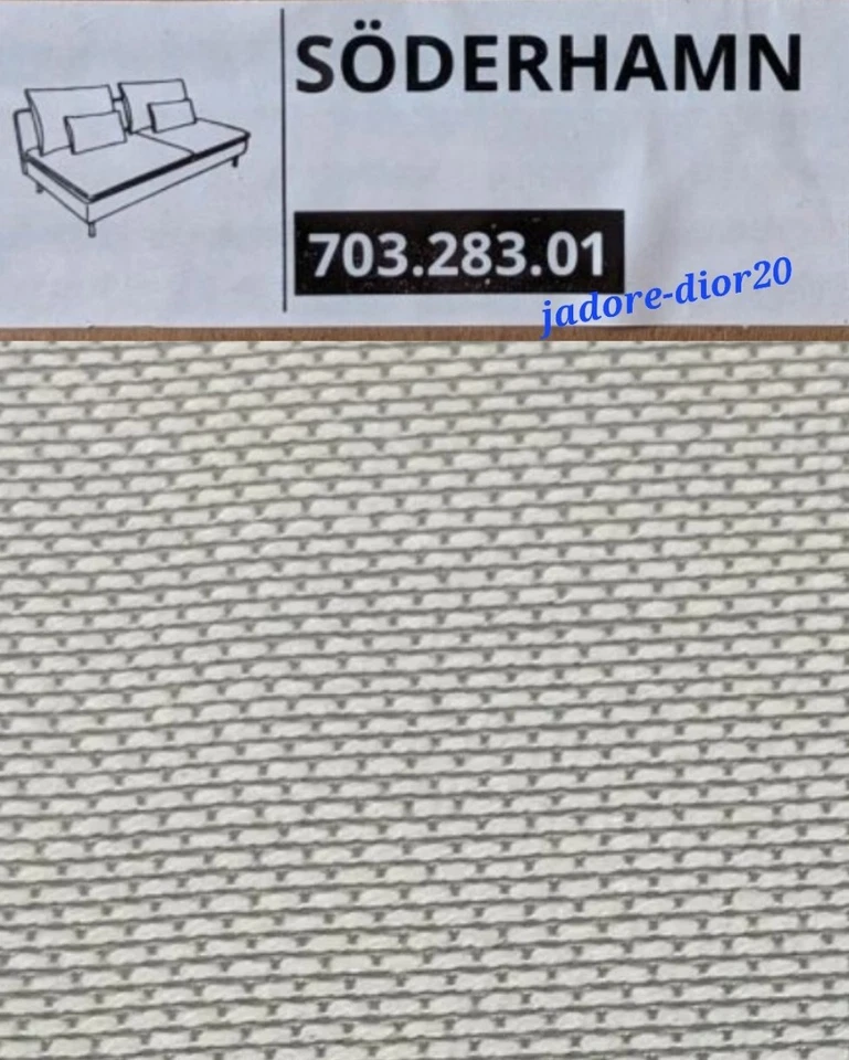 ✅️IKEA Söderhamn Bezug für 3-er Sofa Finnsta weiß 703.283.01 NEU OVP - Bild 1 von 1