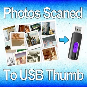Photo Scanning Service - USB Thumb Drive - 4000 - Your Cherished Family Photos - Picture 1 of 15