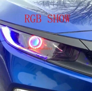 for Honda Civic 2016-2018 Chasing RGB Dream color flow halo ring angle eye DRL - Bild 1 von 17