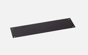 Sandleford Victorian Door Push Plate 304 x 76 x 1mm - Matt Black - Picture 1 of 2