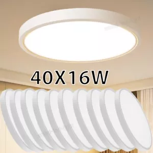 40x 16W LED Ceiling Down Light Ultra Thin Home Fixture Bedroom Kitchen Lamp US - Picture 1 of 13