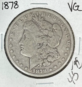 DÓLAR DE PLATA MORGAN 1878 ~ EN MUY BUEN ESTADO ~ MONEDA BONITA~ - Imagen 1 de 2