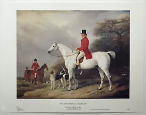 Sir Thomas Drake on Patchwork, by William Barraud British, Reproduction Print - Picture 1 of 3