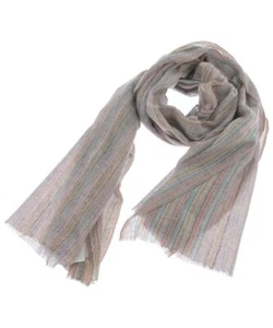 andrea's1947 Stole RedxBluexYellow etc.(Border) 2200453706131 - Picture 1 of 3