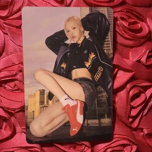 ROSIE ROSE APT PINK SET Kpop Girl Photo Card Model Red Sport Girl - Picture 1 of 2