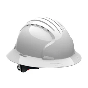 Evolution Deluxe 6161 Vented Full Brim Hard Hat w/ 6 Pt Ratchet Adjustment - Picture 1 of 10