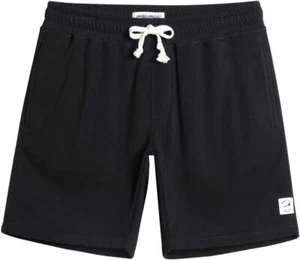 maamgic Mens Sweat Shorts 7" Above Knee Workout Gym Large, Black - Picture 1 of 5