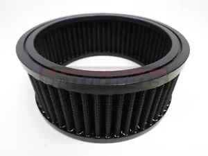 6-3/8" Black Air Cleaner Washable Reusable Filter Shotgun Hilborn Hood Scoop - Bild 1 von 3