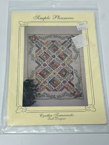 Hopscotch & Garlands Quilt Quilting Sewing Pattern 48"x65" Simple Pleasures - Picture 1 of 2