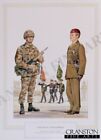 British Military Uniform Art Print The Kings Regiment By Douglas Anderson