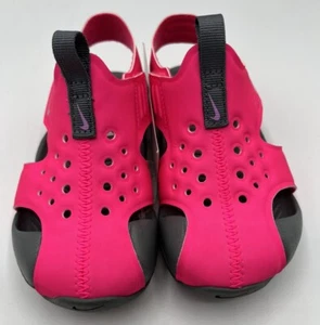 Nike Sunray Protect 2 (TD) Hyper Pink/Fuchsia Toddler Girl's Sandals-Size 7C - Picture 1 of 9