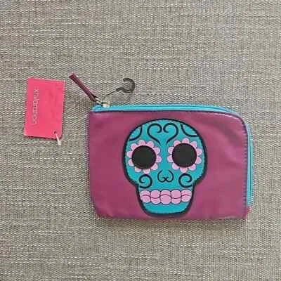 Monedero Día de los Muertos púrpura con cremallera de Xhilaration Foto 1 de 3