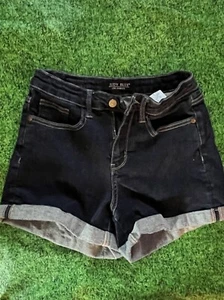 Judy Blue Womens Jean Shorts Size small Stretch Dark Wash Cuffed - Picture 1 of 4