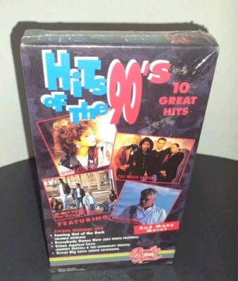 Hits Of The 90's VHS Video Tape 1988 1992 ~ Rare Sony Music Special - Image 1 of 4