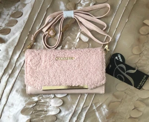 Portafoglio a tracolla rosa Rampage $48 borsa ID sera viaggio pochette organizer - Foto 1 di 8
