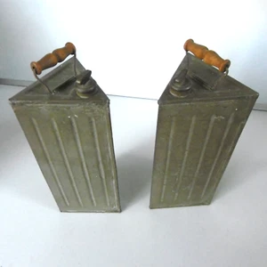 lot de 2 anciennes bouilloires type militaire en tole - Imagen 1 de 6