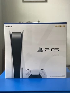 Sony PlayStation 5 Console Disc Version PS5 Blu-Ray Edition - White PS5 - Picture 1 of 3