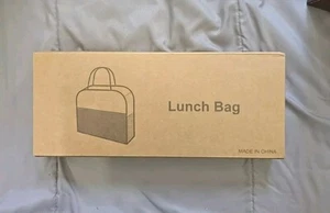 Kubya Lunch Tote Bag for Travel Work Picnic,Light Green Daisy - Picture 1 of 11
