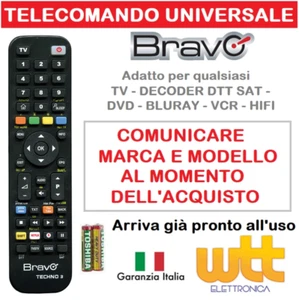 Telecomando Universale per DIGIQUEST Compatibile per Tv Decoder Ricevitori Dvd - Foto 1 di 3
