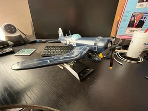 US Navy F4U Corsair Modellflugzeug Maßstab 1:32 Mahagoni Holz - Bild 1 von 4