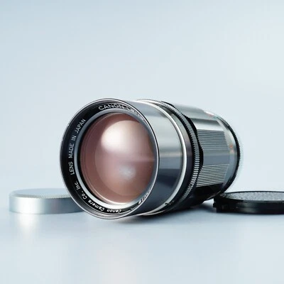 EX+5 Canon 135mm F/3.5 Portrait MF Lens For LTM L39 Leica Screw Mount From JAPAN - Image 1 of 4