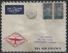 DAHOMEY: 1st Air France Air Travel on 1937 Letter