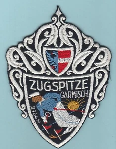 Patch sci vintage Zugspitze Garmisch Germany Austria - Foto 1 di 2