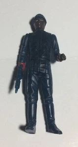 Vintage Star Wars Bespin Security Guard Figure Black with Blaster - Picture 1 of 5