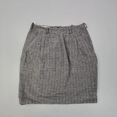 Falda de mujer MARNI gris 38 mezcla de seda hasta la rodilla plisada 8 Reino Unido Foto 1 de 4