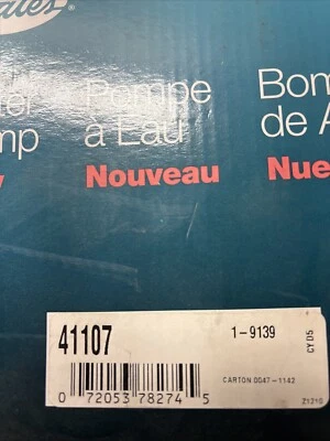 Водяной насос двигателя премиум-класса Gates 41107 для 96–11 Hyundai Kia Accent Rio5 новый из старых запасов - Изображение 1 из 2