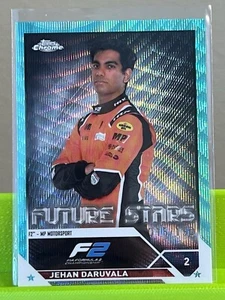 2023 Topps Chrome Formula 1 F1 Jehan Daruvala Aqua Wave 15/150 #81 Portrait - Picture 1 of 3