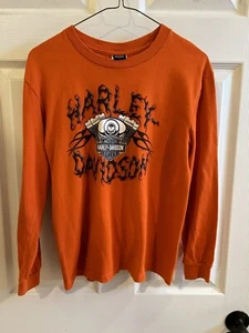 2 Harley Davidson Youth Medium Langarm Y Shirts - Bild 1 von 9