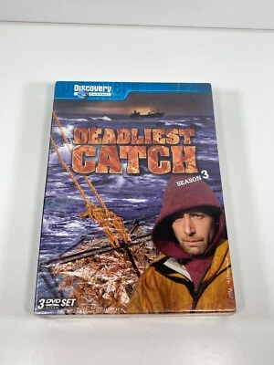 Deadliest Catch Season 3 (DVD, 2008, 3 Disc Set) Sealed - Image 1 of 4