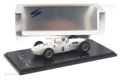 Lotus 18 GP Monaco 1961 Firma Originale Michael May Spark 1:43 S1828 - Immagine 1 di 4