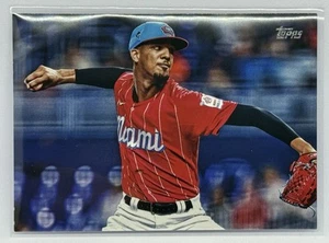 Eury Perez - 2025 Topps Series 2 True Photo Variation SSP #487 MARLINS - Bild 1 von 2