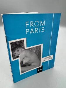 Aus Paris, fotografiert von Serge Jacques, 1956 Glamour Photos, 1. Auflage Taschenbuch - Bild 1 von 2