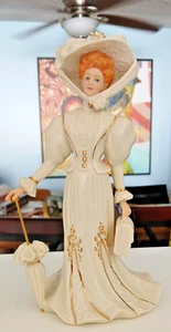 Lenox Grand Voyage Vittoriano Dame Di Fine Fashion Porcellana Senza Scatola 9" Vintage - Foto 1 di 5