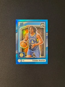 Donruss Optic #285 2024-25 TRISTEN NEWTON Aqua Blue Prizm clasificación #/225 novato - Imagen 1 de 2
